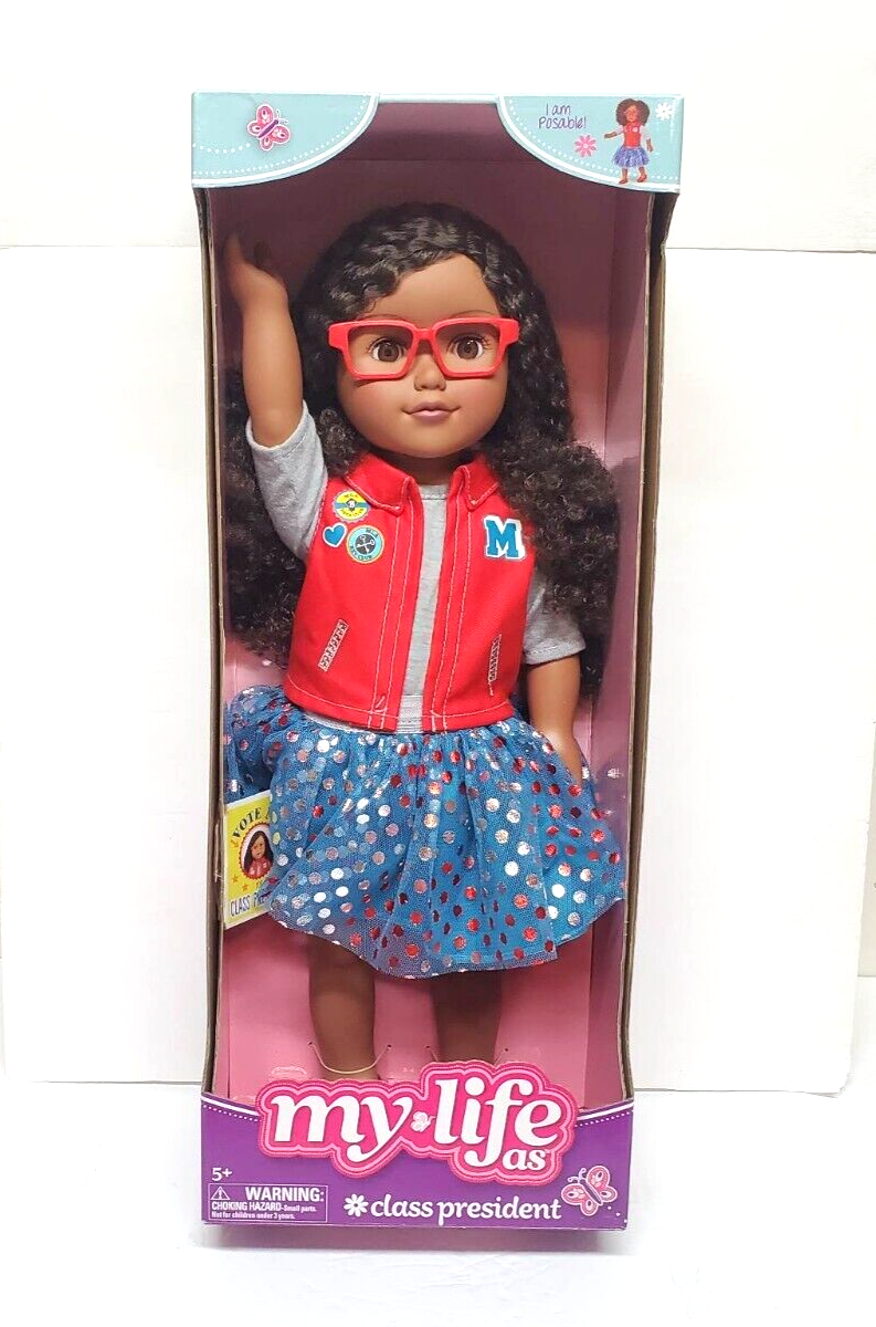 MY LIFE AS CLASS PRESIDENT AFRICAN AMERICAN DOLL 18
