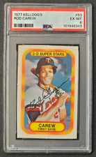 1977 Kellogg's 3-D Super Stars Baseball Rod Carew #53 Minnesota Twins PSA 6