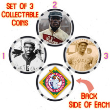 PETE HILL - NEGRO LEAGUE BASEBALL HALL OF FAME - COLLECTABLE COIN SET