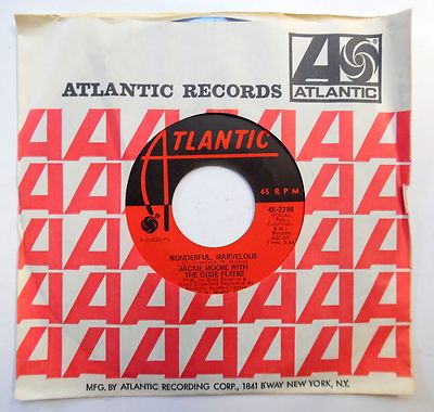 JACKIE MOORE Soul 45 Wonderful Marvelous / Sometimes It's Got To Rain MINT