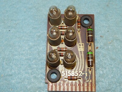 Seeburg wallbox DEC3 DEC4 DEC110 DEC125 Digital Consolette Light Board # 515852