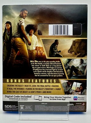 BEAST BLU-RAY, DVD, & DC 2 DISC SET W/ SLIPCOVER NO DIGITAL **MINT
