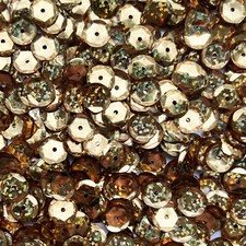 10mm Cup Sequins Gold Hologram Glitter Sparkle Metallic Made in USA