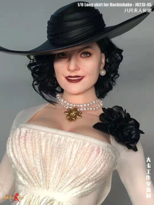 Lady Dimitrescu Long Dress Suit 1/6 Fit for 12'' Hot Toys Action Figure |  eBay