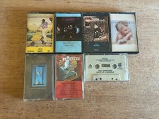Cassette Tape Lot Ozzy Van Halen Elton CSNY Styx Kansas Who 7 Total Vtg Rough