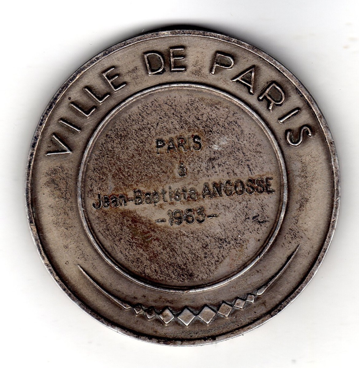 France Ville de Paris - Fluctuat Nec Mergitur - Attribuée - 1960 - Argent par M. Delannoy