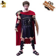 Adult Man Handsome Roman Gladiator Costume Cosplay Party Cool Warrior Outfit