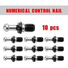 10Pcs CAT40 45 0.589" Degree Pull Stud Retention Knob Fits HAAS CAT CNC SilverB