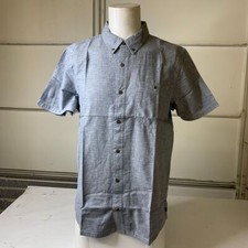 TOAD  CO Eddy Short Sleeve Button-Down Shirt Men's Size L High Tide