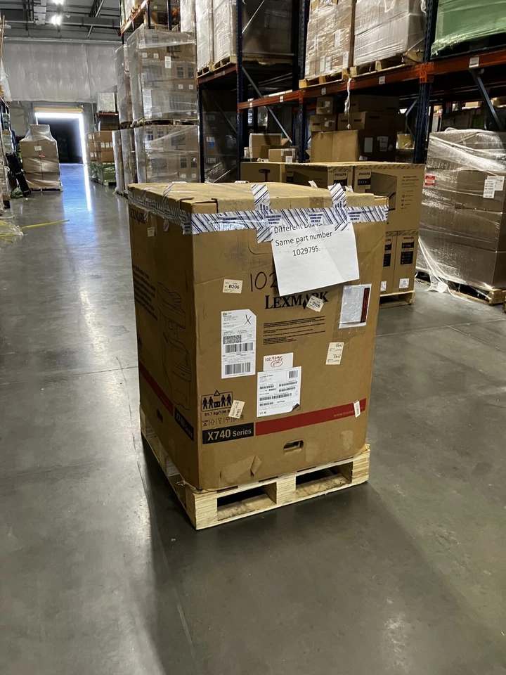 LEXMARK X748DE 34T5012 DUPLEX MFP 2400 X 600 COLOR LASER 220V, NO TONER - NICE! - Image 2 of 4