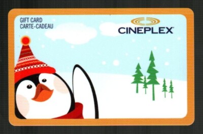 CINEPLEX ( Canada ) Penguin 2012 Gift Card ( $0 )