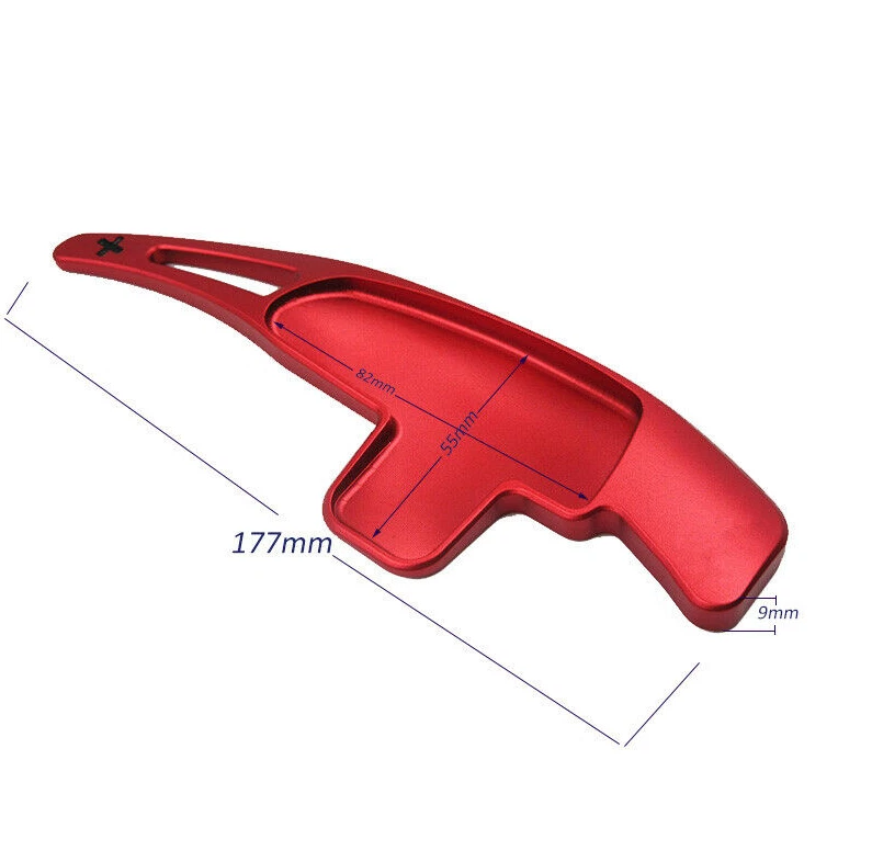 Al alloy Paddle Shifter Extension For Mercedes Benz C63 E63 CLS63 SL63  AMG Red - Image 4 of 4