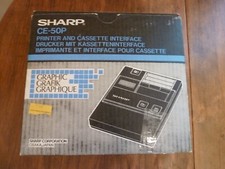 NOS Sharp CE-50P Printer and Cassette Interface New but battery leaked