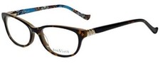 Ana Luca Designer Reading Glasses Talia Tortoise Havana Brown Gold 53mm 0.50