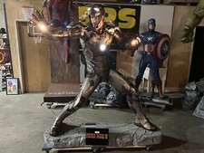 Life Size Marvel Ironman Mark XLII 42 Battlefield Edition 1:1 Size Prop Statue