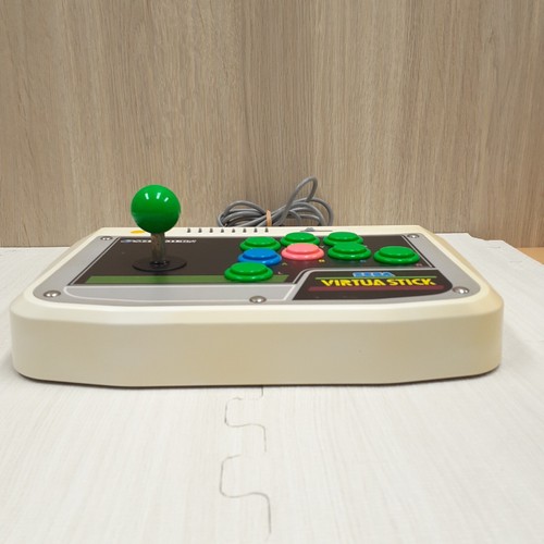 Sega Saturn Virtua Stick Arcade Controller HSS-0136 with 2 Japanese games 525 - Picture 6 of 11