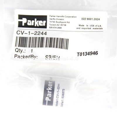 New PARKER CV-1-2244 Check Valve