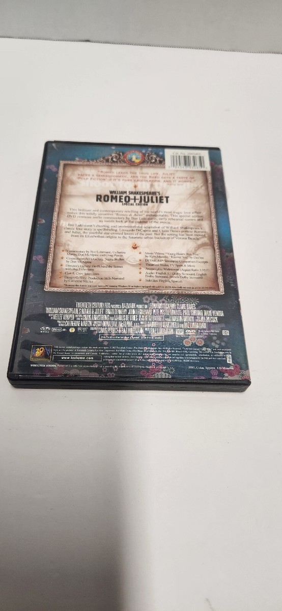 William Shakespeare's Romeo & Juliet Special Edition DVD
