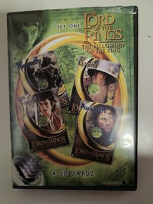  The Lord of the Rings: The Fellowship of the Ring, Set One - 4  CD Cardz : Software