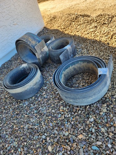 garden liner plastic 5" wide x 100 feet (in 5 pieces)