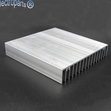 100x100x18mm Aluminium Heat Diffuse Heat Sink Cooling Fin For CPU IC
