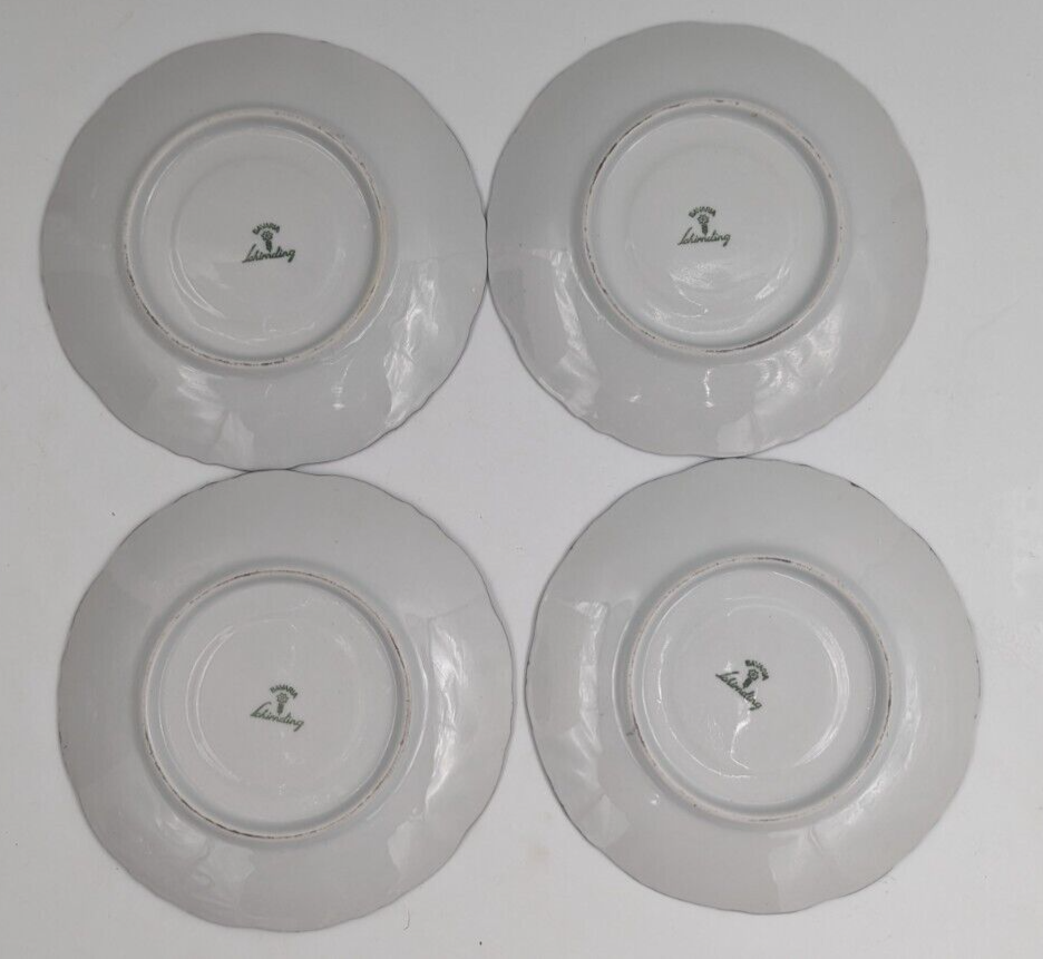 Bavaria Schirnding White Silver Floral tea set: Pot Creamer Bavaria Schirnding White Silver Floral tea set: Pot Creamer