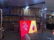 Outdoor Double Sided Outdoor Programmable LED Sign Full Color DIP P10 3X6 ft