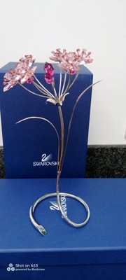SWAROVSKI KRISTALL PARADIES BLUMEN - DALISA KAKADU ROT 944911 RETIRED RARE 