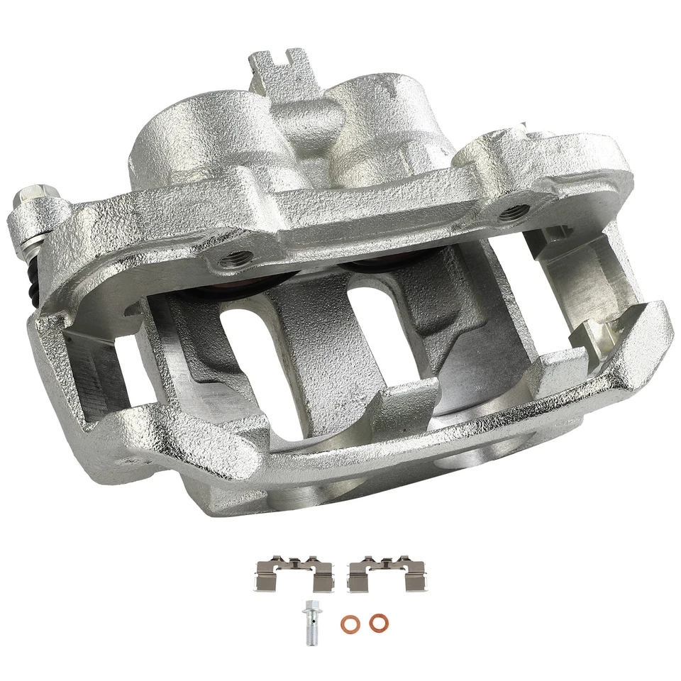 Pinza de freno delantera derecha 1 pieza nuevo juego zinc para Nissan D21 1992-1994 4x4 19B1672 Foto 2 de 4