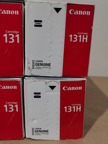 Canon 4-Color 131H Black + 131 Cyan, Magenta, Yellow Toner Cartridges Set 5-pack - Picture 12 of 24