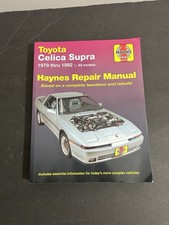 Haynes Toyota Celica Supra 1979-1992 All Models Repair Manual Complete Teardown
