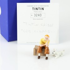 Hergé Moulinsart Nr. 46904 TINTIN Kiste Die Zigarren Pharao 1998 #3240 In Box