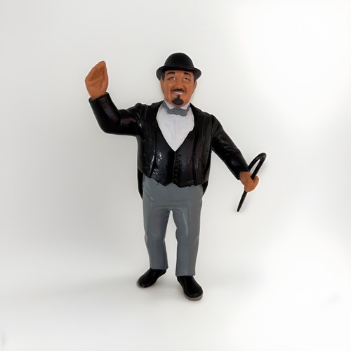 LJN WWE Mr.Fuji Wrestling Action Figure Vintage Wi...