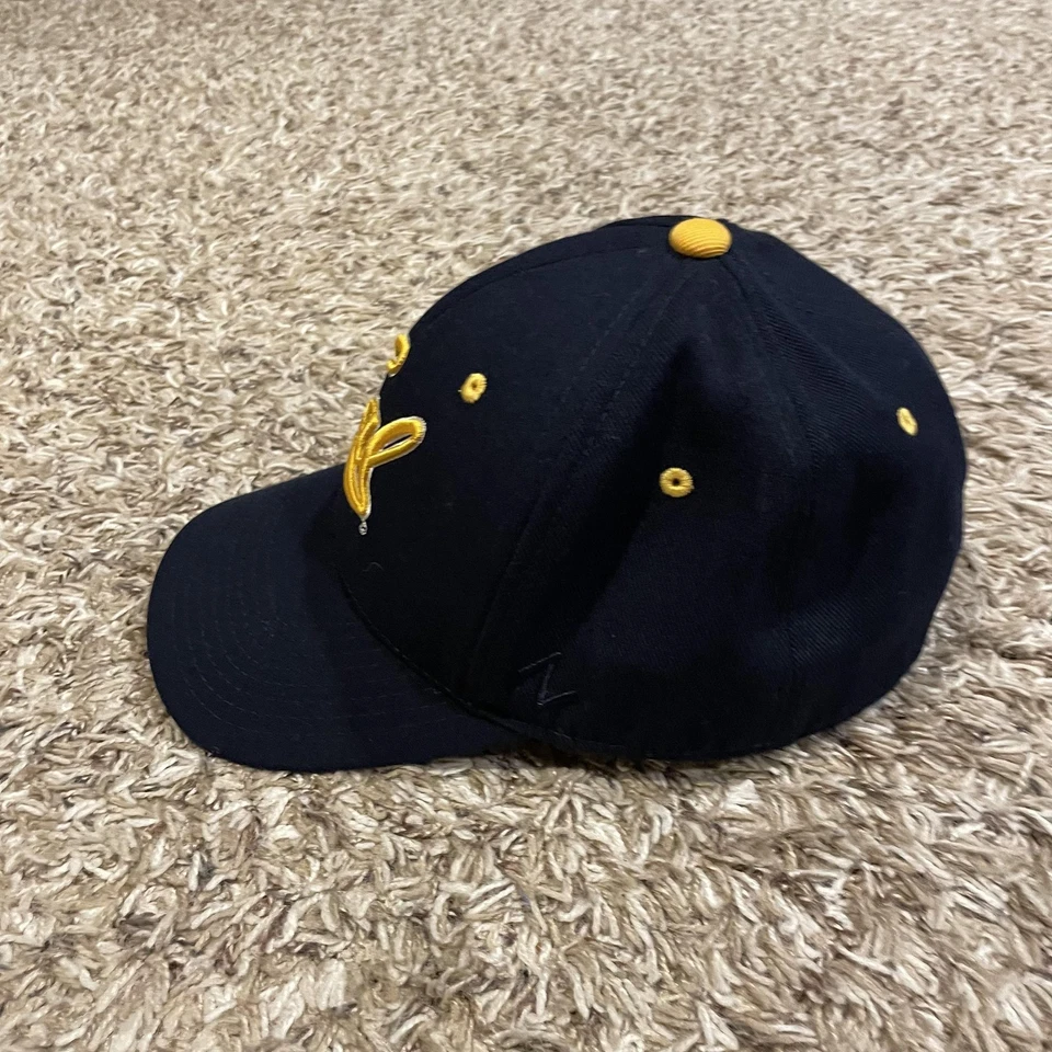 California Golden Bears Hat Zephyr Fitted 7 1/4 Navy Yellow NCAA - Image 4 of 4
