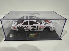Michael Waltrip Signed Nascar #21 1/24 Citgo With Case Autographed