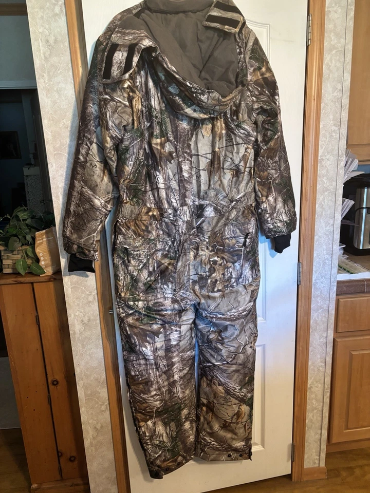 NWT Guide Gear Men’s Size L Waterproof Hooded Thinsulate Realtree Xtra Coveralls - Image 2 of 4