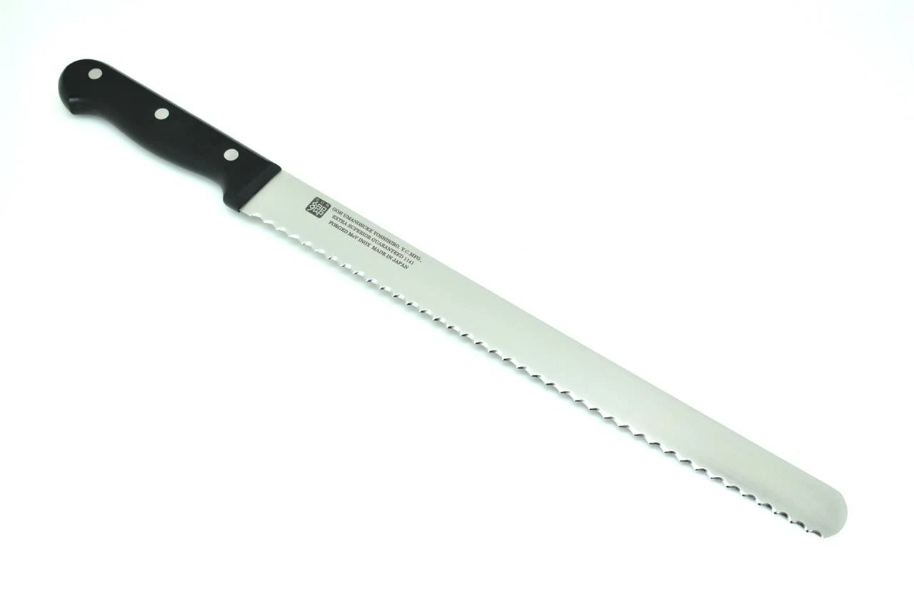 Yoshihiro 8A Mo.V Steel, INOX 1141 Guaranteed Wave Bread Knife 300 mm
Opens in a new window or tab
