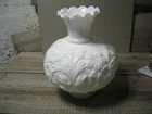 vintage fancy milkglass lamp shade