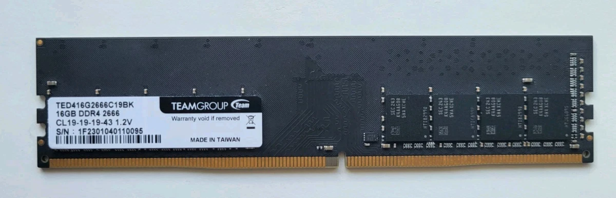Team Group PC4-21300 (DDR4-2666) Bus Speed DDR4 SDRAM Memory (RAM