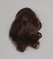 Vintage AUBURN DOLL WIG - 9" Circumference, 3" Diameter Cap - Wavy Synthetic