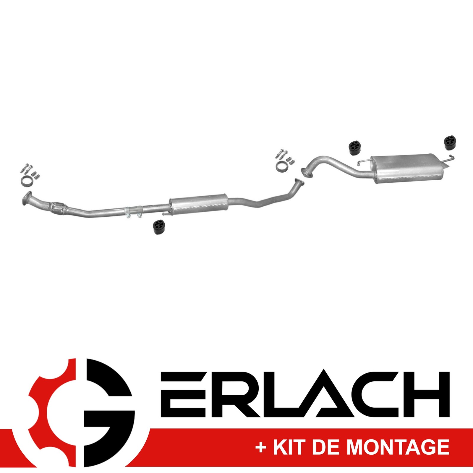 Silencieux échappement arrière Toyota Corolla 1.4 D-4D E120 pot de rechange 1346