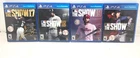 MLB THE SHOW 17,18,19 & 20 BUNDLE (PS4) PLAYSTATION 4 GOOD!!!