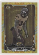 2015 Bowman Rookies Electric Yellow 59/99 Titus Davis #98 1b9b