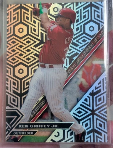 Topps High Tek Patterned Foil Ken Griffey Jr. Reds HT-KGJ Baseball Card