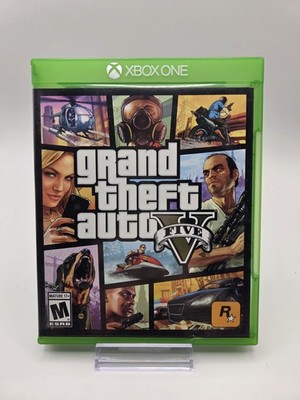 Grand Theft Auto V (Xbox One, 2014) - Complete CIB w/ Map - Tested