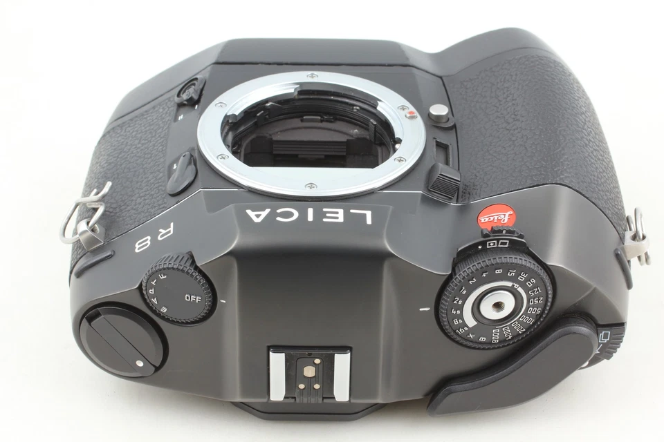 [Casi COMO NUEVO con bobinadora de motor y correa] Cuerpo de cámara Leica R8 negro de JAPÓN Foto 4 de 4