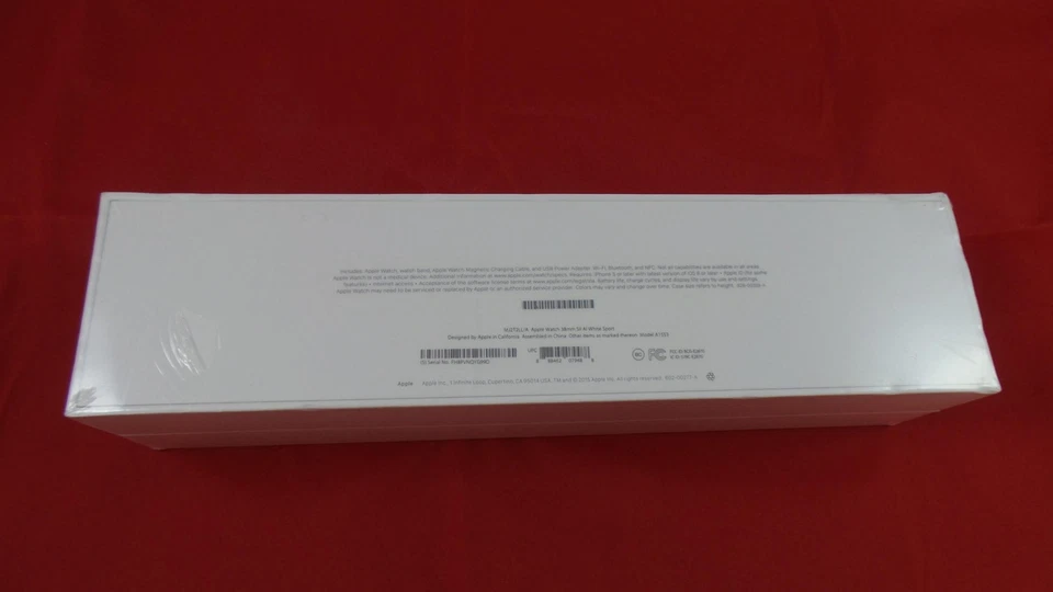 Rare 2016 Apple Smart Watch A1553 38mm Silver Aluminum Case - Sport Band - White - Image 4 of 4
