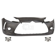 Set Stoßstange vorne grundiert +Nebelleuchten für Citroen DS3 Bj. 10->>