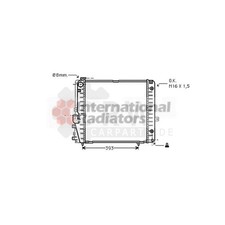 Radiateur Mercedes 260