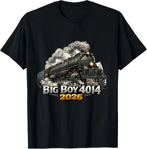 Lionel Legacy Scale Big Boy 4014 Steam Locomotive 3-Rail Big Boy 4014 Steam Engine Locomotive Train T-Shirt